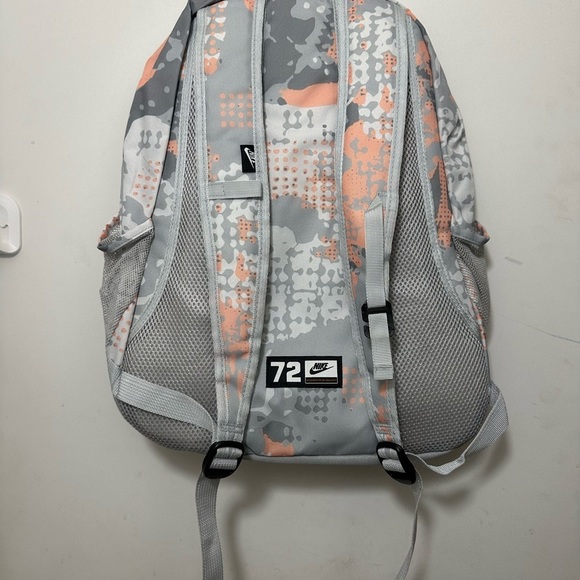 Gray and Orange Nike Hayward backpack - Picture 2 of 3